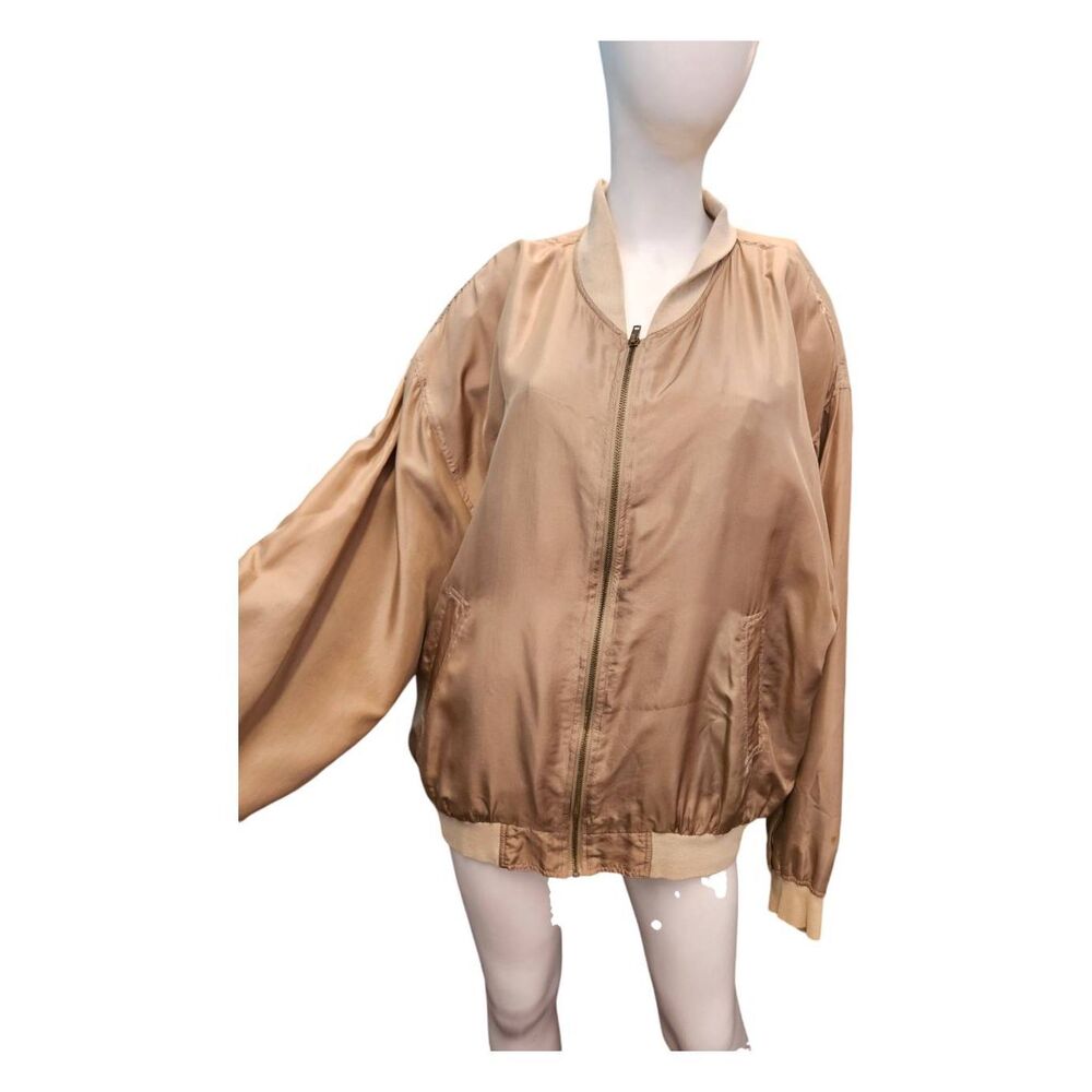 Summa Silk Tan Jacket Men's Medium